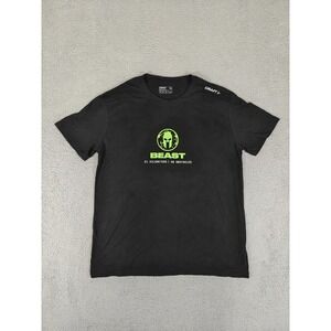Spartan Race Beast Finisher Shirt Mens 2XL Black Craft OCR Athletic Tee Athletic